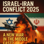 "A dramatic news graphic depicting the 2025 Israel-Iran conflict, featuring an Israeli fighter jet and an Iranian missile amidst fiery explosions. The background is split with the Israeli and Iranian flags, and bold text reads 'ISRAEL-IRAN CONFLICT 2025' and 'A NEW WAR IN THE MIDDLE EAST?'." "A dramatic news graphic depicting the 2025 Israel-Iran conflict, featuring an Israeli fighter jet and an Iranian missile amidst fiery explosions. The background is split with the Israeli and Iranian flags, and bold text reads 'ISRAEL-IRAN CONFLICT 2025' and 'A NEW WAR IN THE MIDDLE EAST?'." Alt text: "A dramatic news graphic depicting the 2025 Israel-Iran conflict, featuring an Israeli fighter jet and an Iranian missile amidst fiery explosions. The background is split with the Israeli and Iranian flags, and bold text reads 'ISRAEL-IRAN CONFLICT 2025' and 'A NEW WAR IN THE MIDDLE EAST?'."